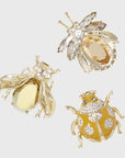 Enamel bug clip set