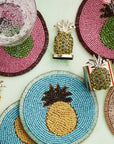 Pineapple coasters