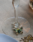 Butterfly wine charms