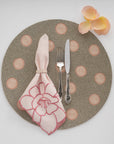 Peony dinner napkins, set of two