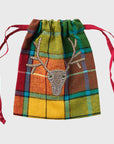 Tartan cocktail napkins