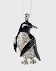 Penguin hanging ornament