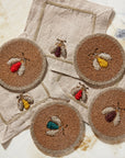 Sparkle bee coasters