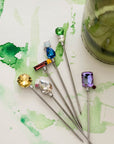 Jeweled cocktail picks