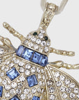 Classic bee hanging ornament, sapphire