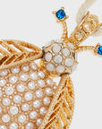 Pearl bug hanging ornament