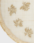 Straw bee placemat, set of four