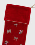 Bow stocking, red