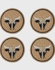 Taurus coasters, set of four