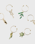 Palm Beach wine charms
