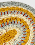 Crochet placemats, marigold, set of four