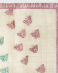 Straw ombre butterfly table runner