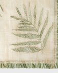 Straw frond table runner