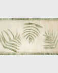 Straw frond table runner