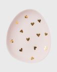 Mini heart porcelain ring dish