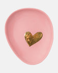 Heart porcelain ring dish