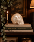 Capiz skull, pearl