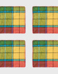 Tartan cocktail napkins
