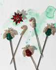 Sparkle bee swizzle sticks