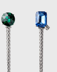 Jeweled hairpins, jewel tone