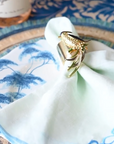 Bird napkin rings, set of two