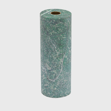 Column candlestick, green quartz