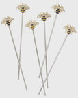 Stripey bee swizzle sticks