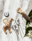 Zebra bottle opener