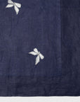Bow extra large table runner, dark navy