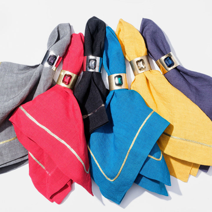 Joanna Buchanan luxury napkin ings- bold and whimsical accents