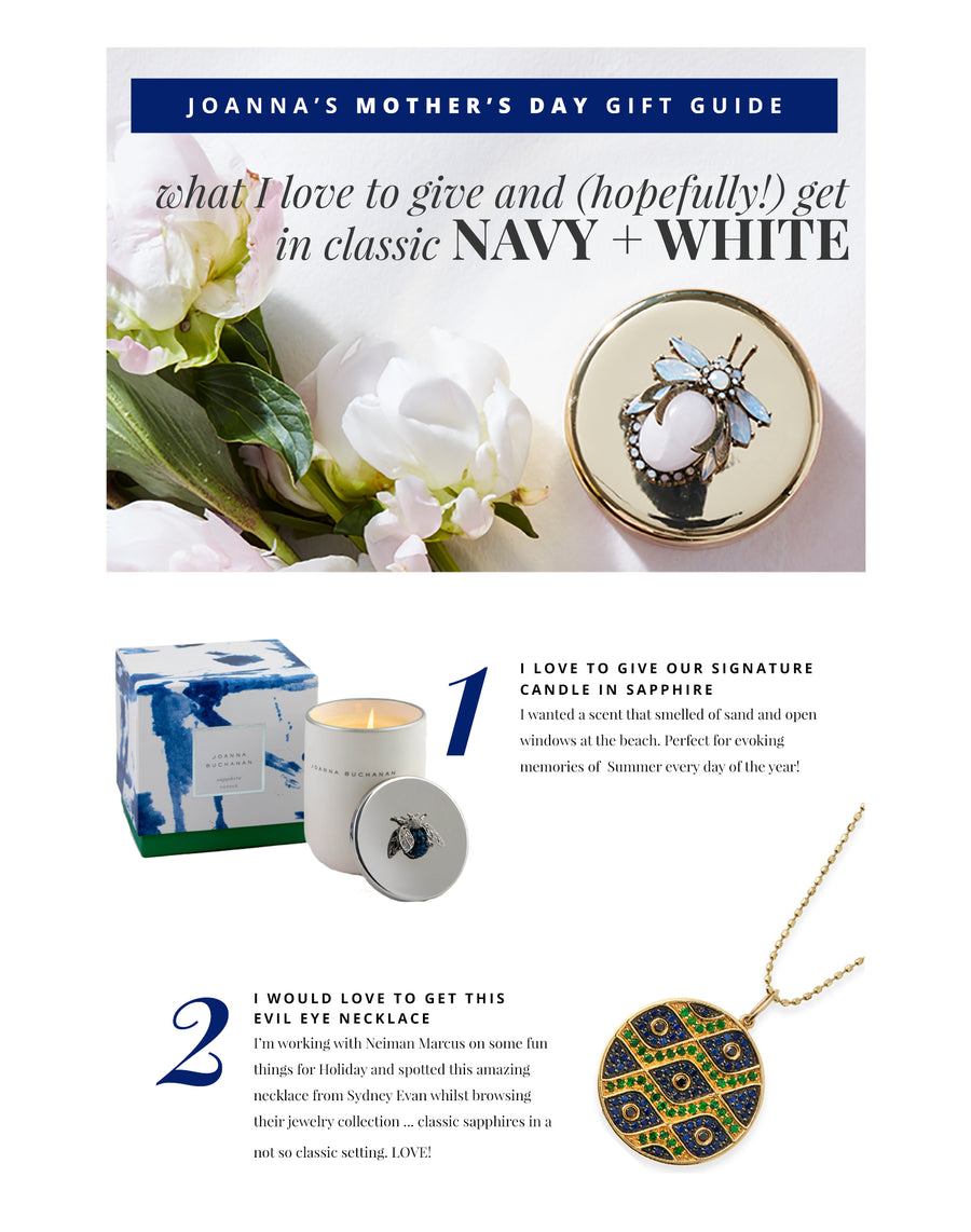 MOTHER'S DAY GIFT GUIDES! NAVY + WHITE