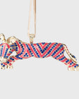 Zebra hanging ornament, bright