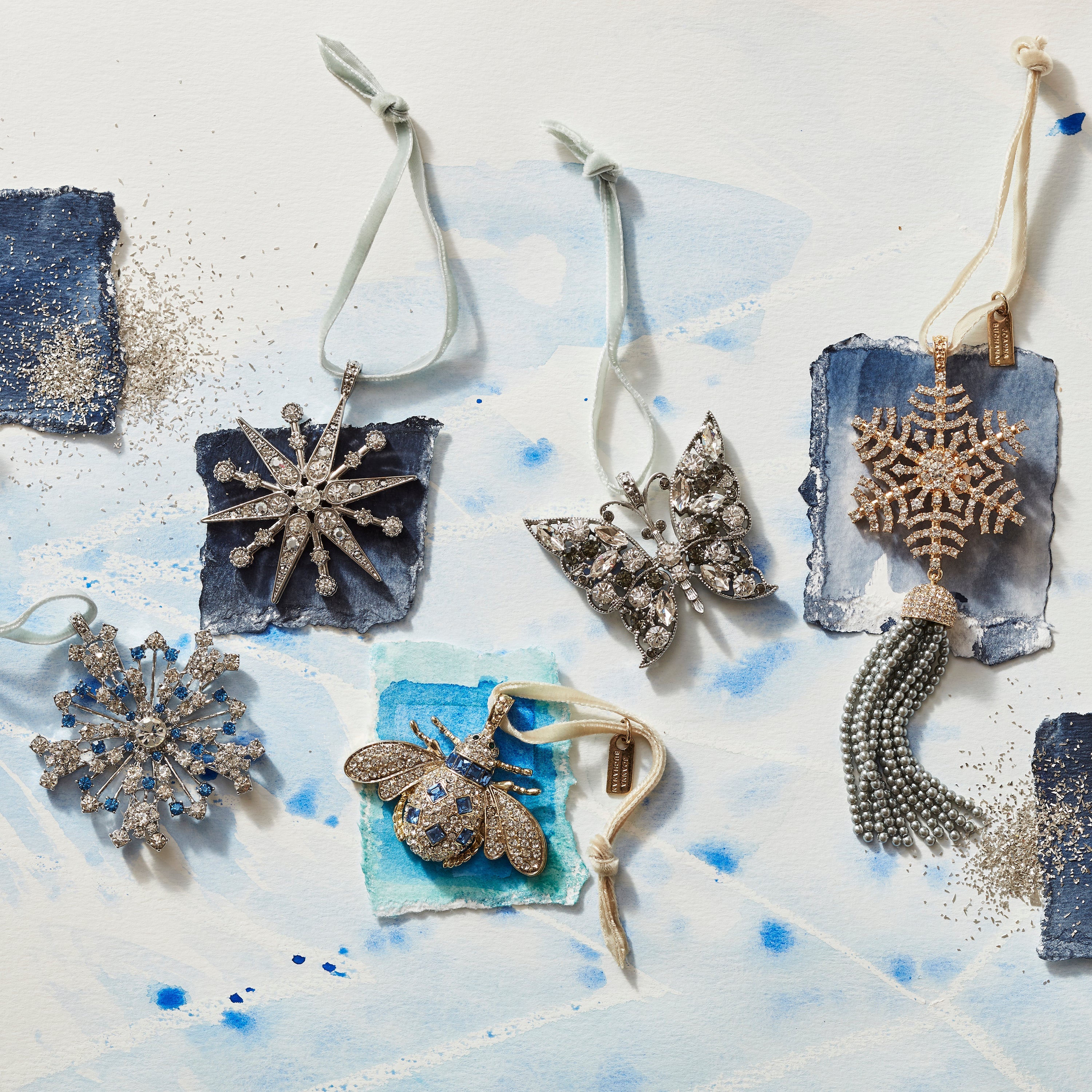 Snowflake tassel hanging ornament