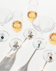 Jeweled wine charms