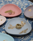 Bee porcelain ring dish