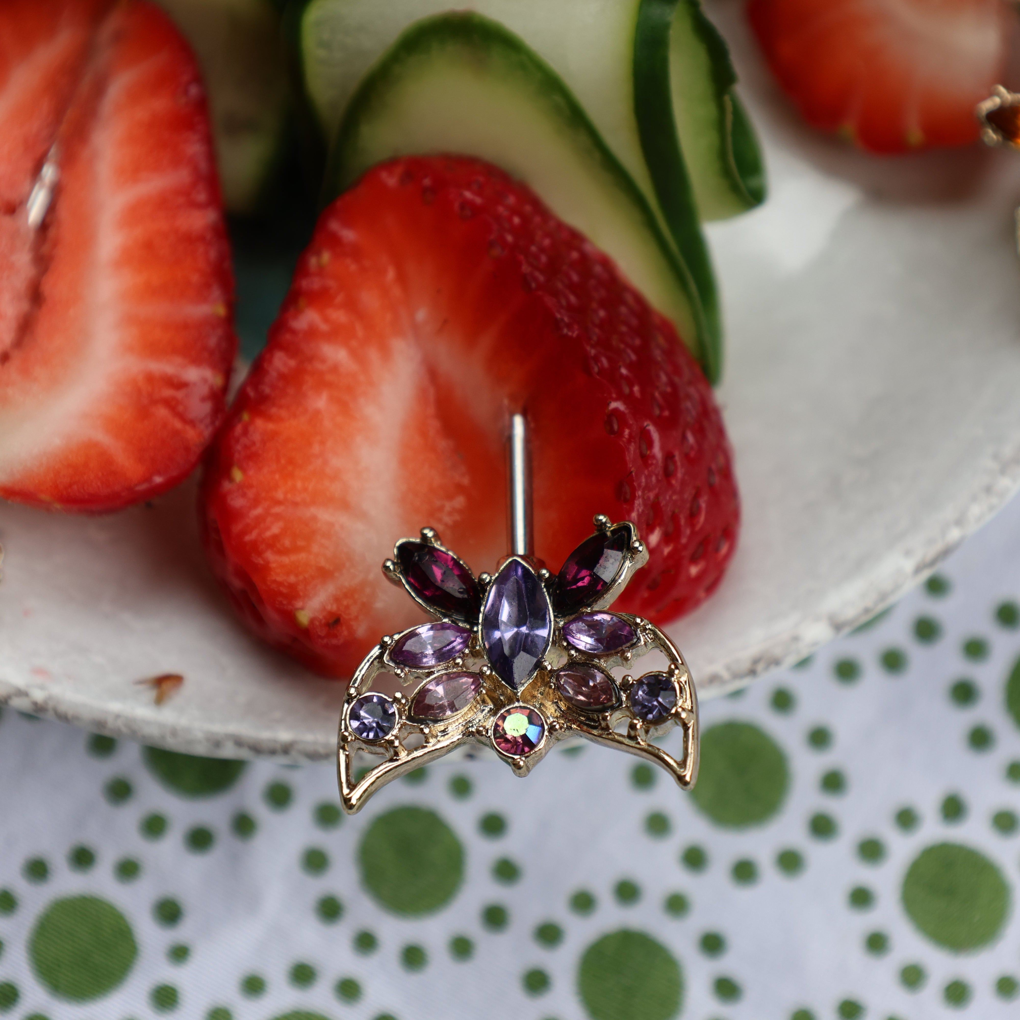 Butterfly cocktail picks