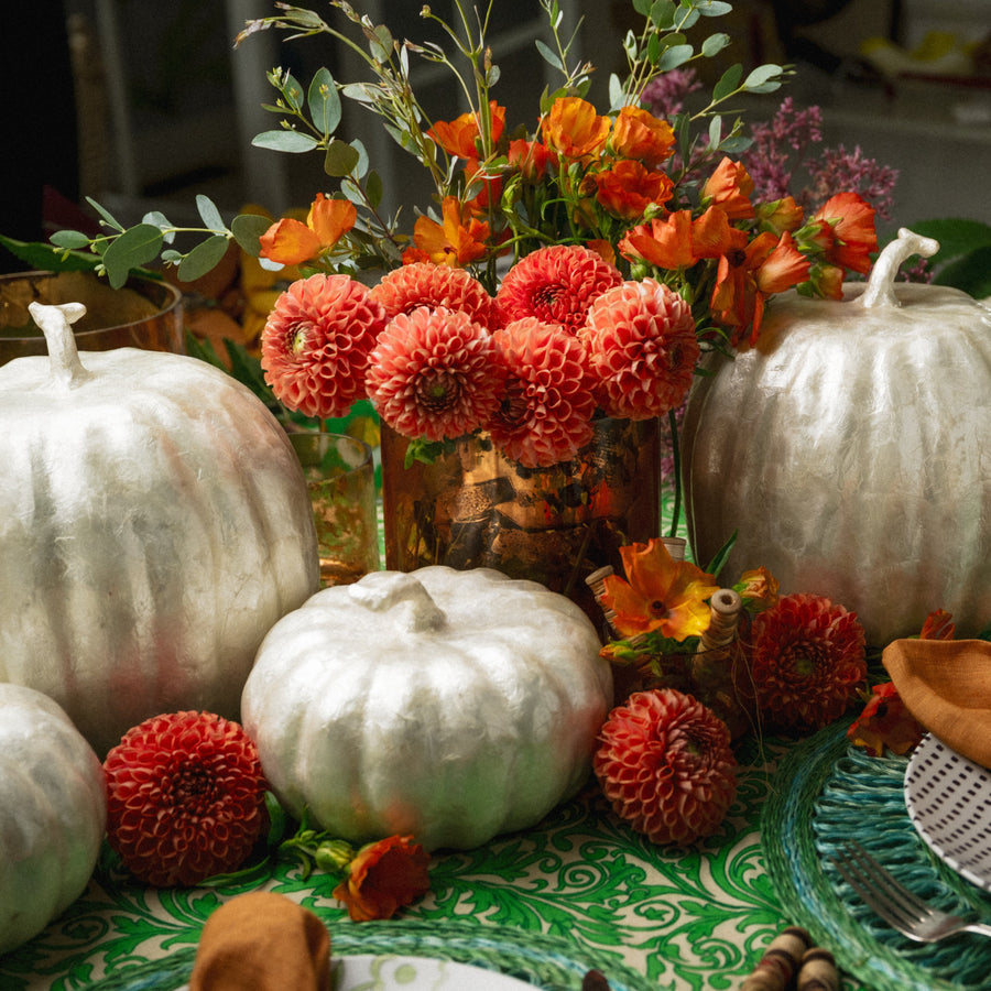 Small capiz pumpkin, pearl