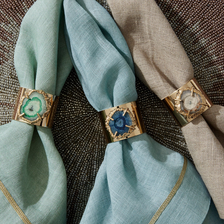 Unique and luxurious napkin rings crafted from the finest materials ...