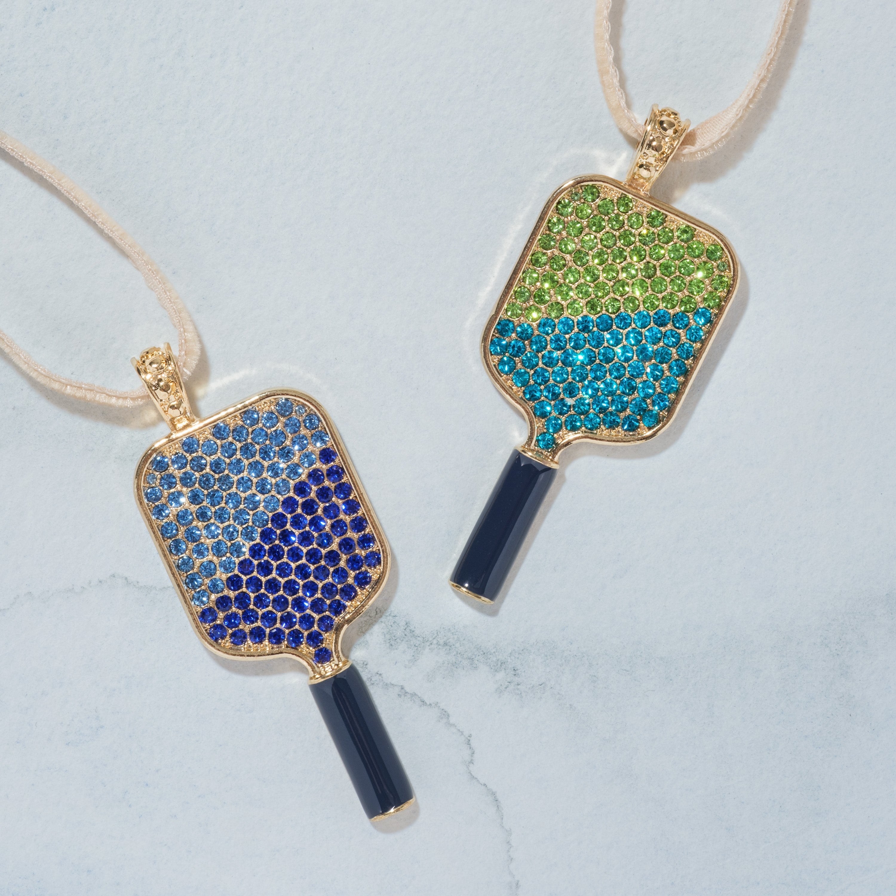 Pickleball and ball hanging ornament boxed gift set