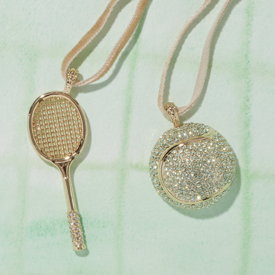 Tennis hanging ornament boxed gift set