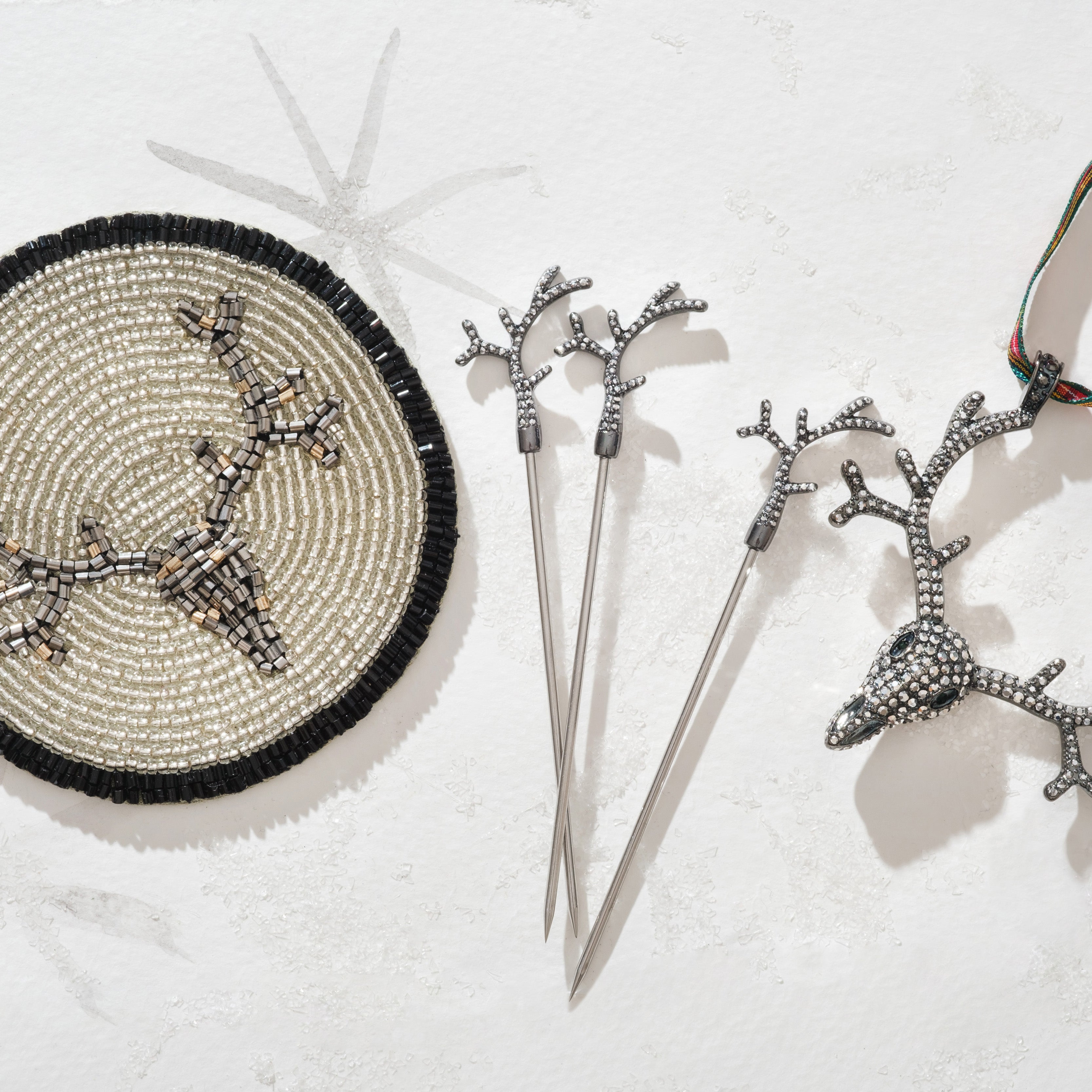 Antler cocktail picks