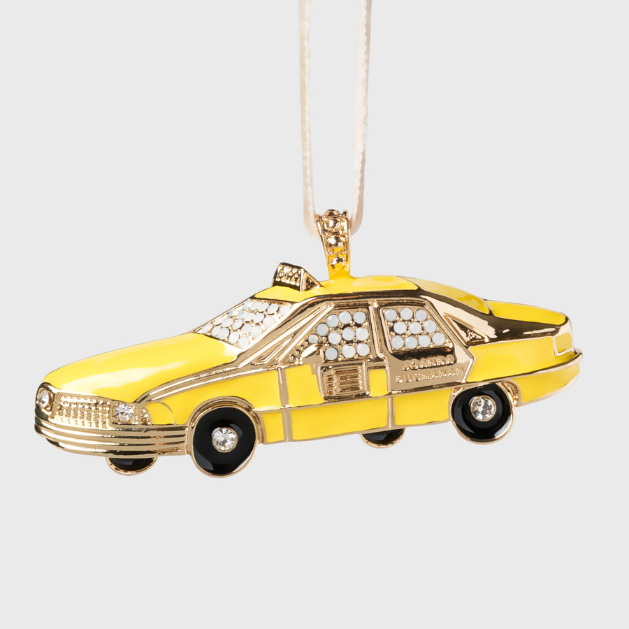 New York City taxi hanging ornament