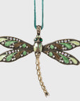 Delicate dragonfly hanging ornament