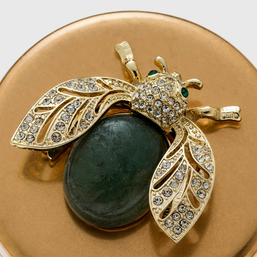Labradorite sparkle bee jewelry box