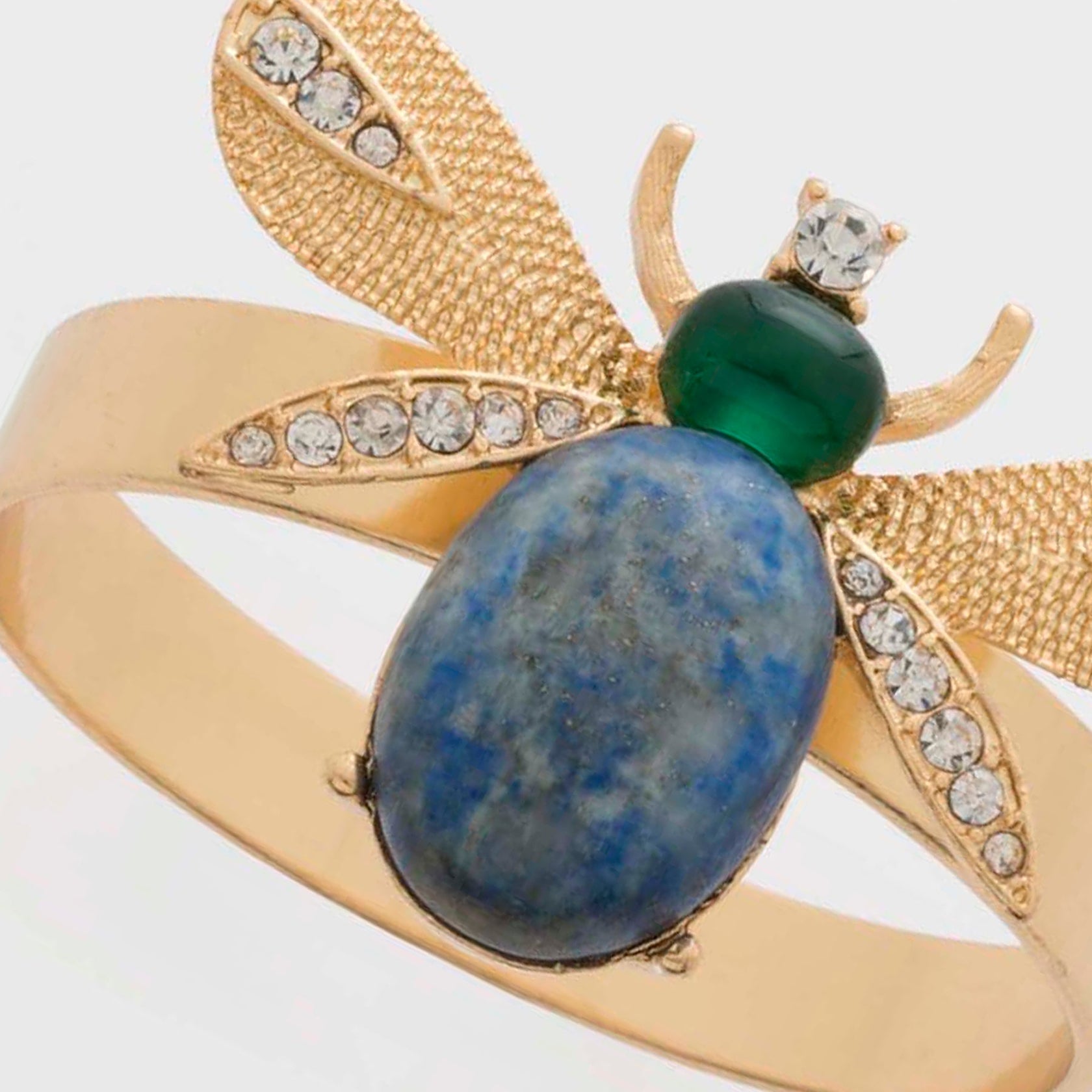 Etched Wing Bug Skinny Napkin Rings | Lapis Lazuli Napkin Rings ...