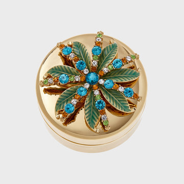 Palm tree jewelry box