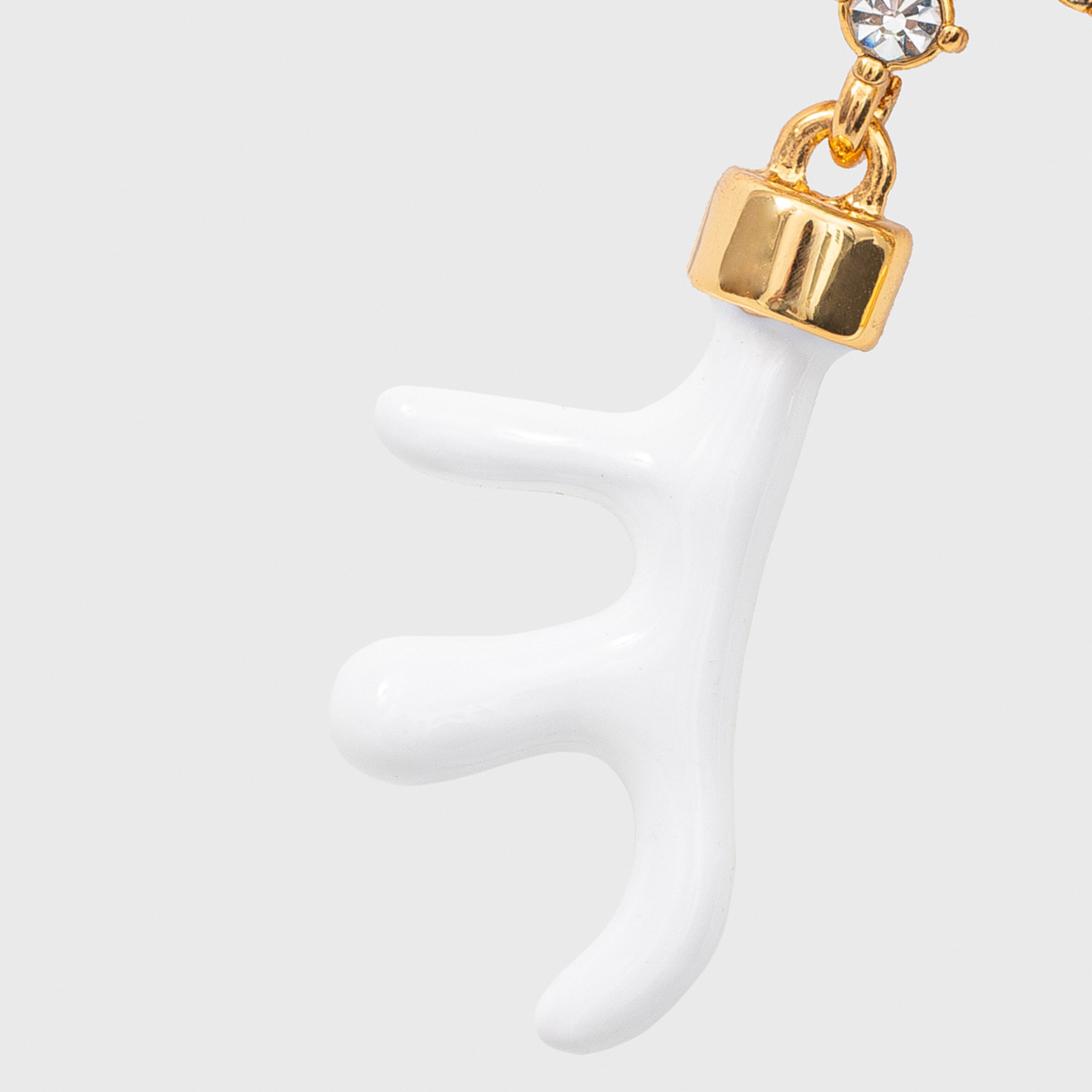 Coral starburst earrings