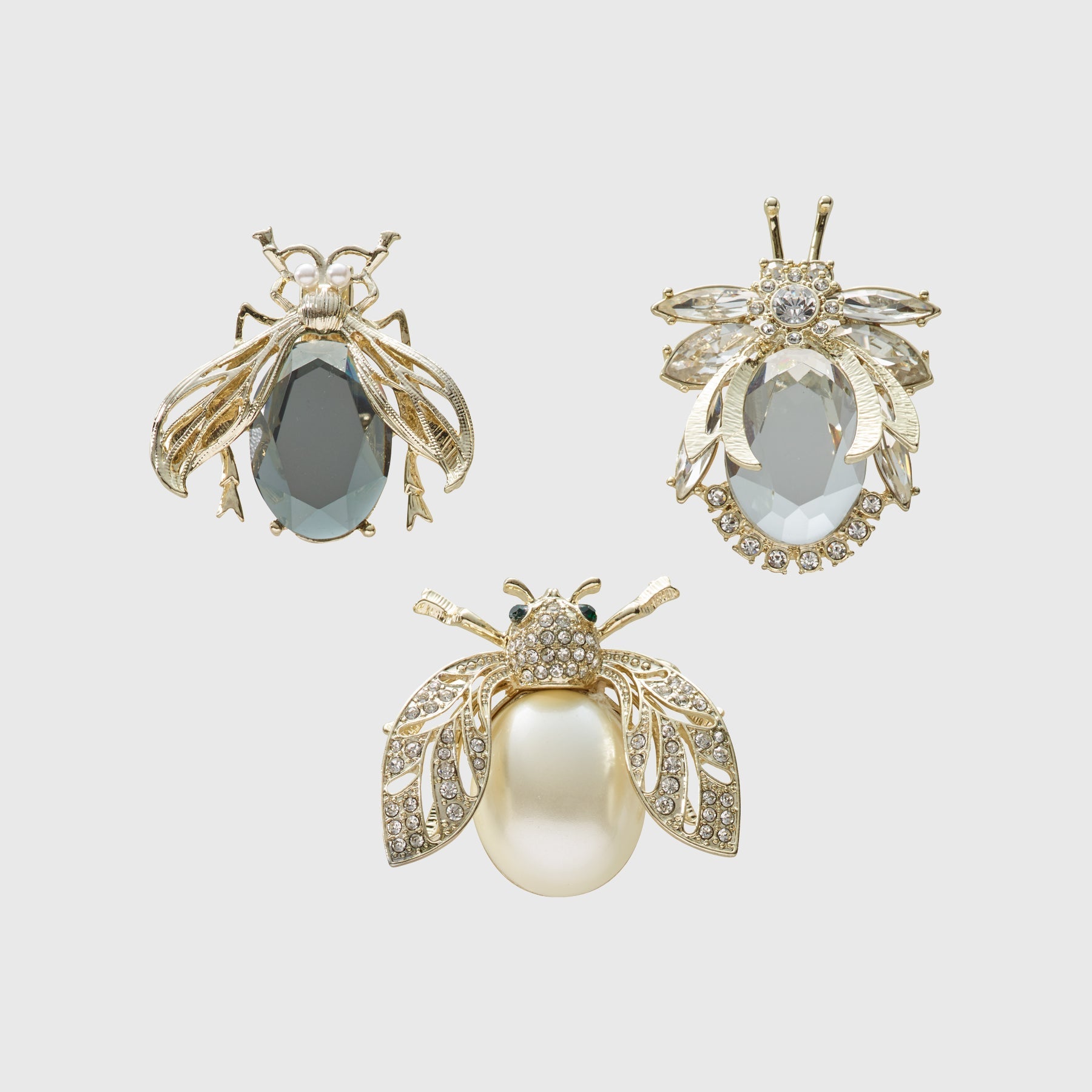 Classic sparkle clip set