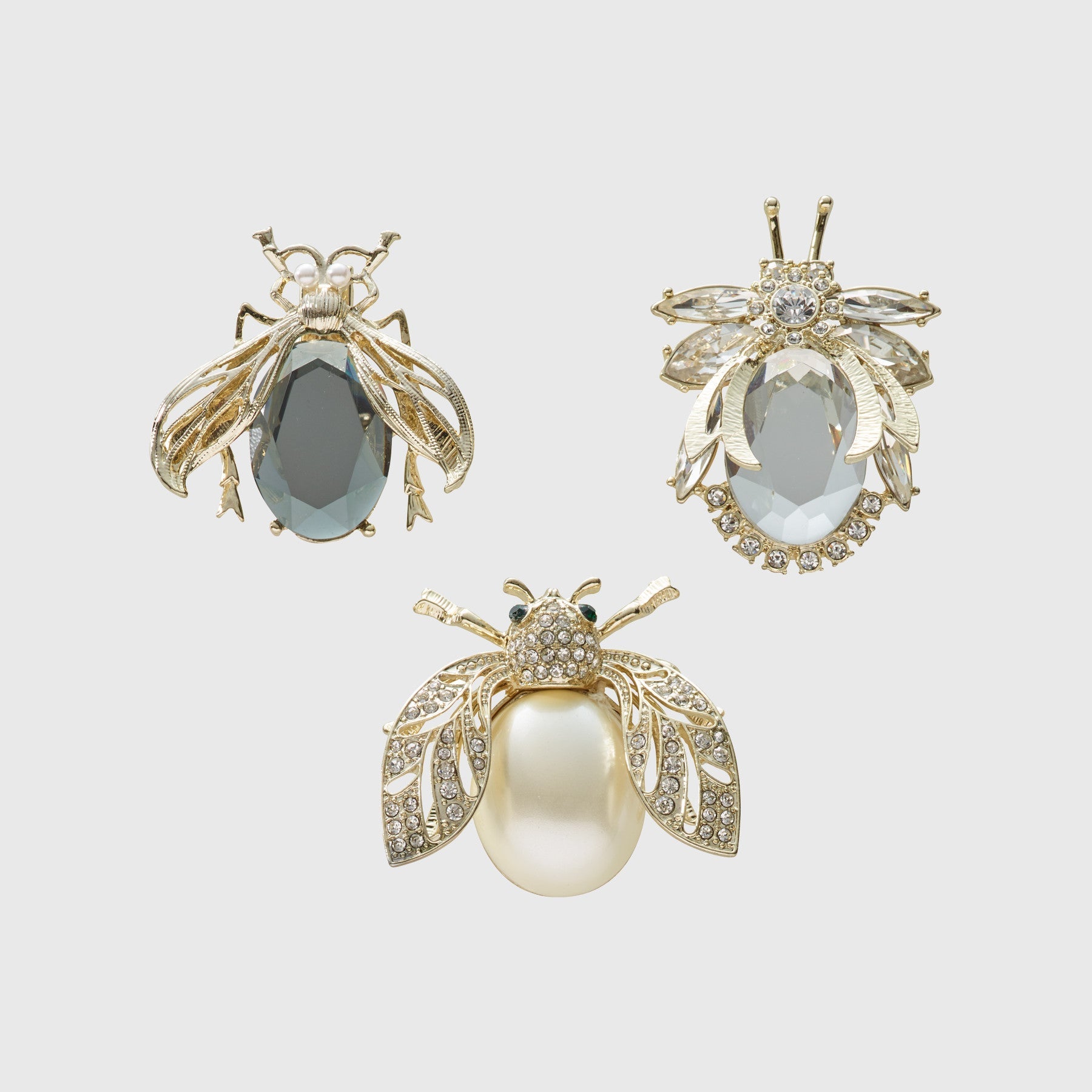 Classic sparkle clip set