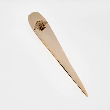 Letter opener with stripey bee